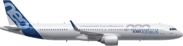 Airbus A321neo with Airbus Cabin Flex (ACF) Configuration