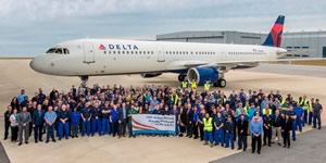 Airbus delivers 50th A320 Family airliner at its Mobile, Alabama assembly plant