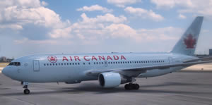 Air Canada Boeing 767 being stored at the Pinal Airpark in Arizona