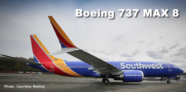 Boeing 737 MAX 8 of Southwest Airlines