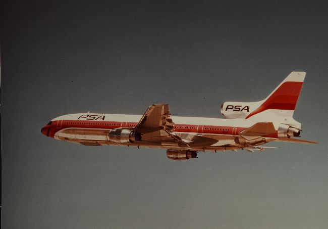 Lockheed L-1011 Tristar of Pacific Southwest Airlines (PSA)