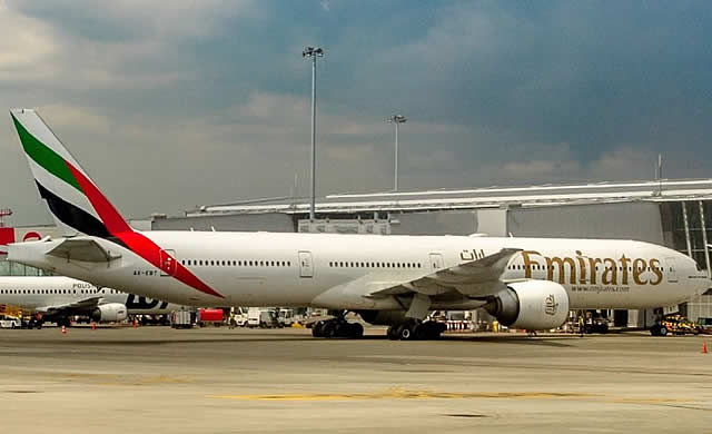 Emirates Boeing 777-300ER Registration A6-EBT