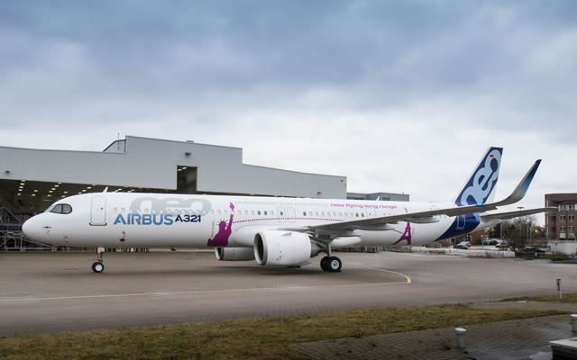 rollout of the first Airbus A321neo ACF on January 5, 2018