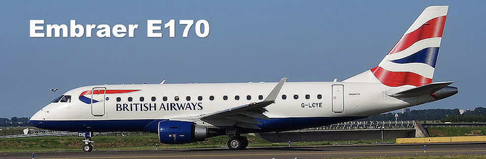 British Airways Embraer E-170, Registration Number G-LCYE