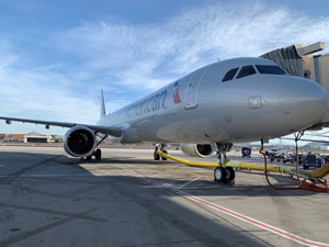 American Airlines first Airbus A321neo customer flight