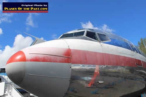Boeing 727-223, N874AA in American Airlines livery, on display at the Museum of Flight, Seattle, Washington