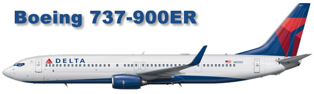 Delta Air Lines Boeing 737-932ER, Registration N801DZ