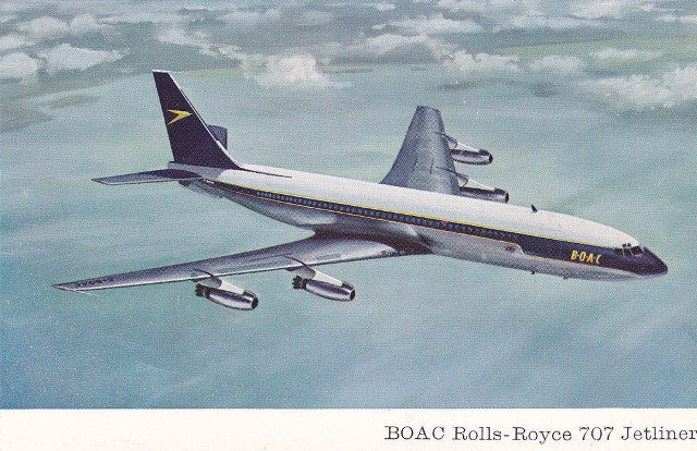 Boeing 707 of British Overseas Airways Corporation (BOAC)
