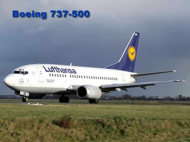 Boeing 737-500 of Lufthansa 