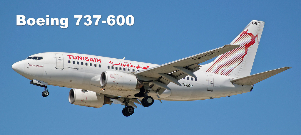 Boeing 737-600 of Tunis Air