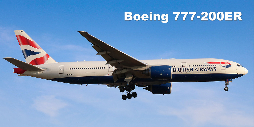 Boeing 777-200ER Registration G-YMMB of British Airways