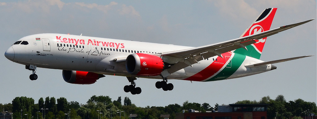 Boeing 787-8 Registration FY-KZA of Kenya Airways