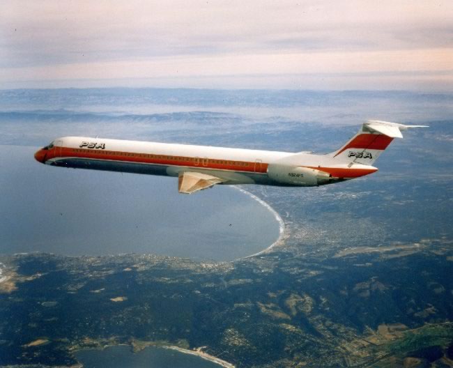 Douglas DC-9 of Pacific Southwest Airlines (PSA)