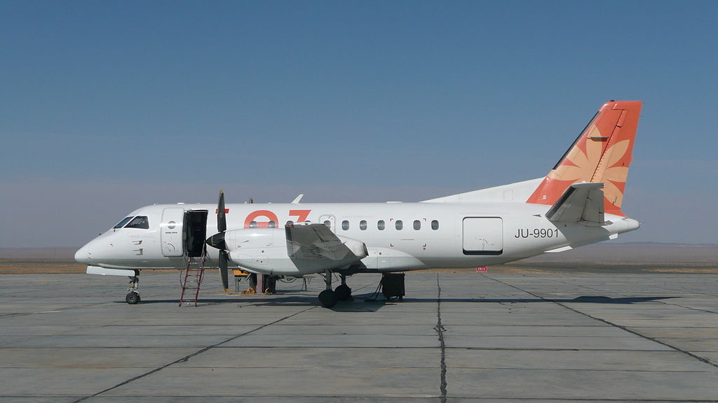 Saab 340B of Eznis Airways, Registration JU9901